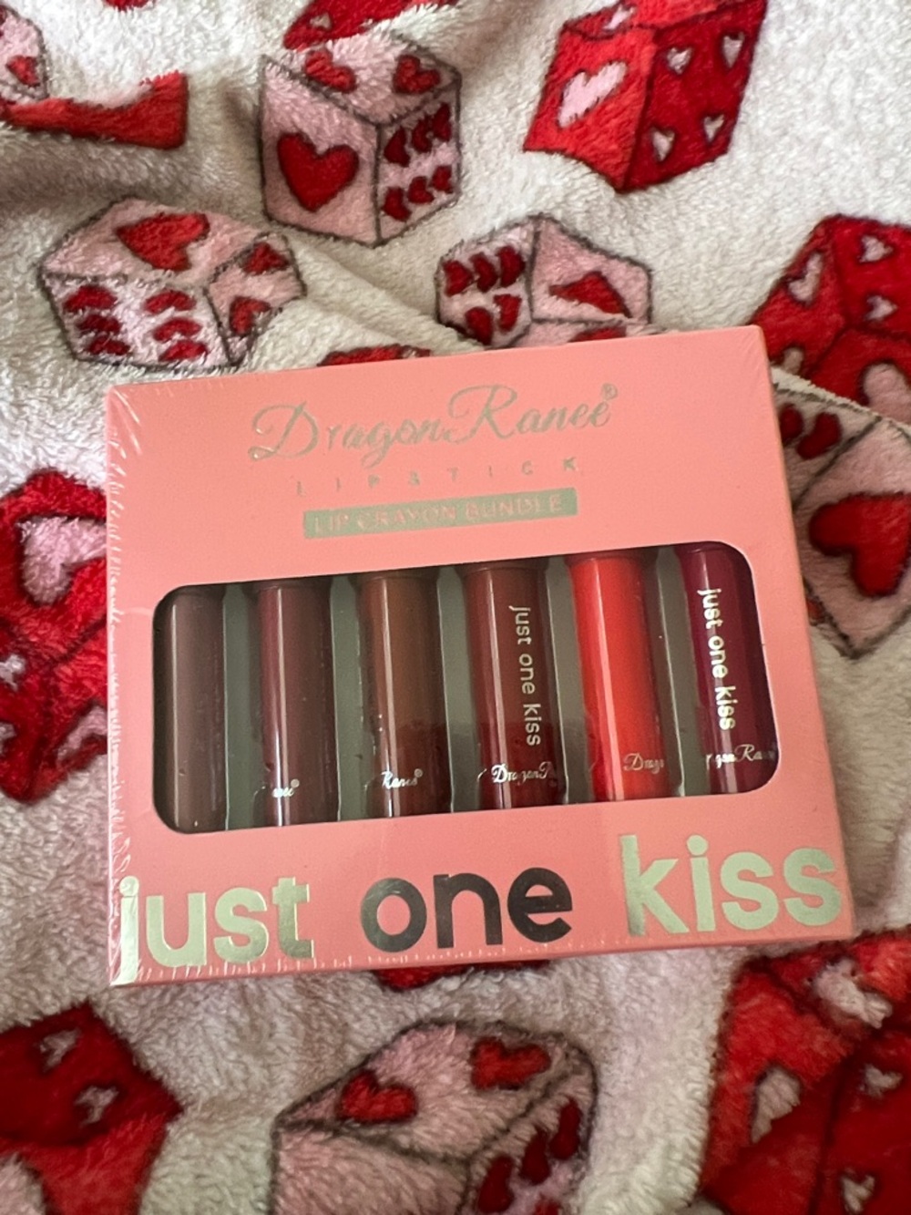 DragonRanee 'Just One Kiss' Lipstick Set - Pink Packaging